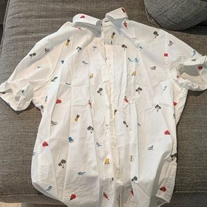 New worn button down